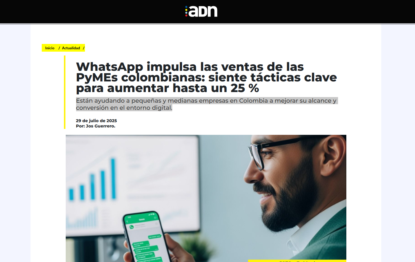 WhatsApp impulsa las ventas de las PyMEs colombianas: siente tácticas clave para aumentar hasta un 25 %