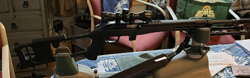 Marlin Model 70 .22 LR Semi-Auto Rifle - Dragunov Polymer Stock + 4x32 Scope - Great Plinker / Small Game Gun