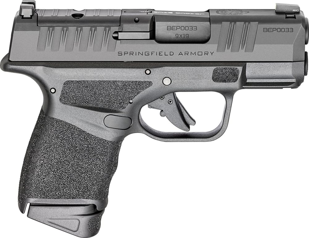 Springfield Armory HC9319BOSPCA HELLCAT OSP *CA Compliant Micro-Compact Frame 9mm Luger 10+1, 3" Black Melonite Hammer