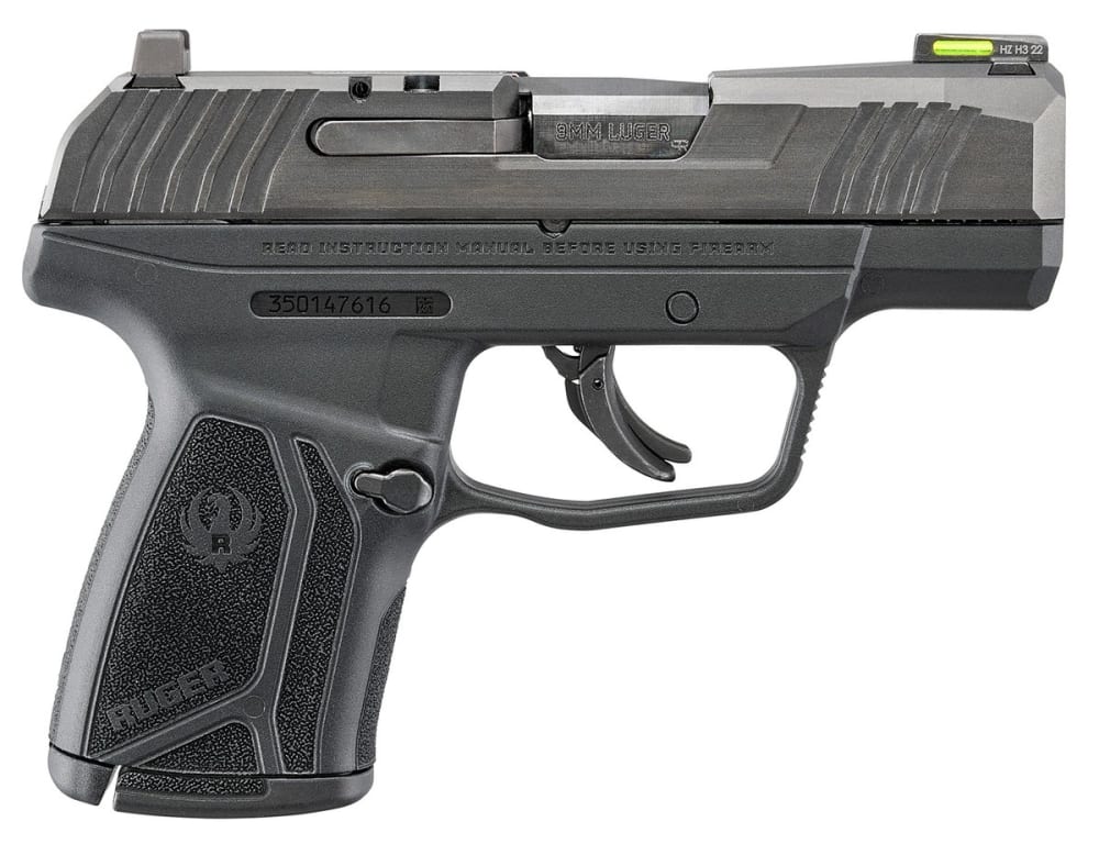 Ruger 3518 Max-9 *CA Compliant Compact Frame 9mm Luger 10+1 3.20" Black Oxide Stainless Steel Barrel, Serrated Slide