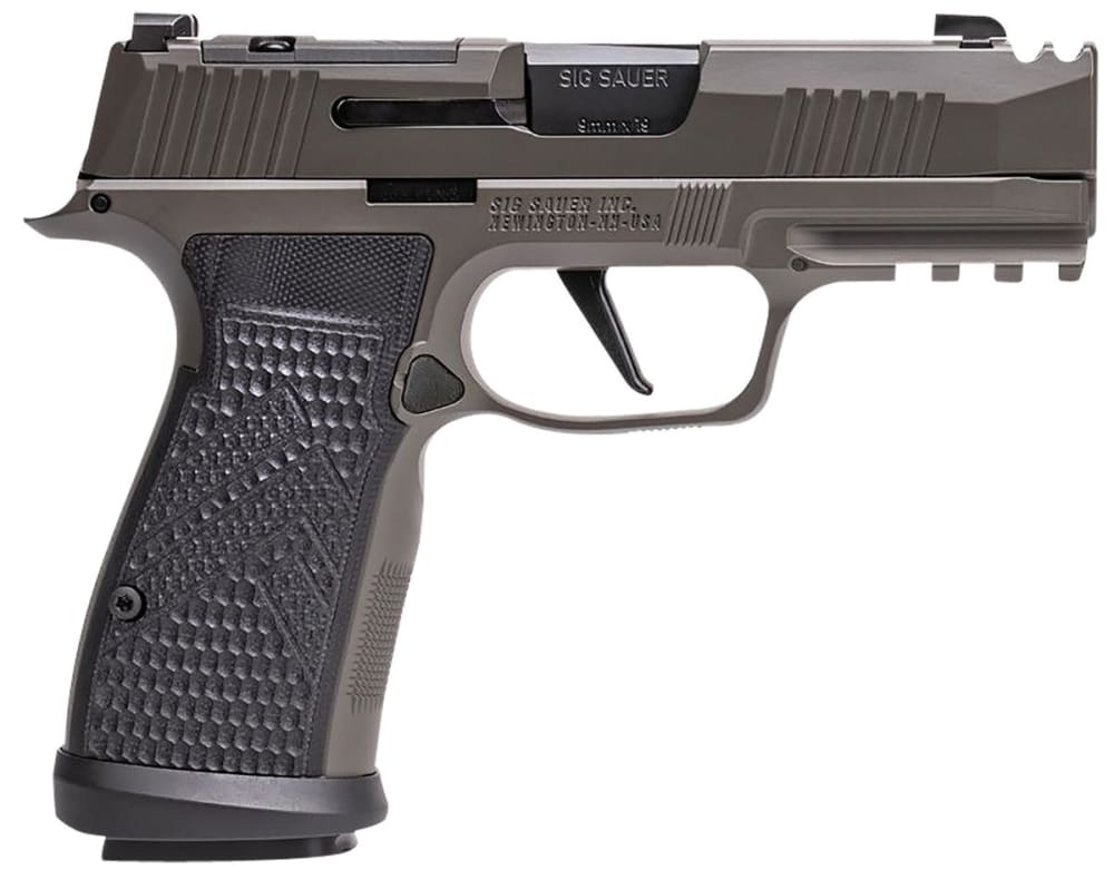 Sig Sauer 365AXGCA9LEGION P365 Legion Compact Frame 9mm Luger 17+1, 3.10" Black Carbon Steel Barrel, Gray Cerakote