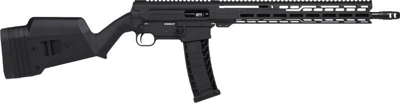 CMMG 94AC80FAB Dissent BR4 *CA Compliant 9mm Luger 10+1 16.10" Black Armor Cerakote Aluminum Receiver, Magpul SGA