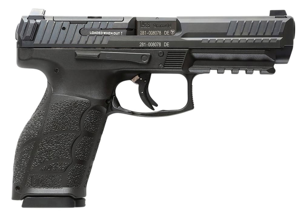 Heckler & Koch VP9F, Optic Ready 9mm, 2-10-Round Magazines, CA Compliant, Black, 4.5". Semi Auto Pistol.