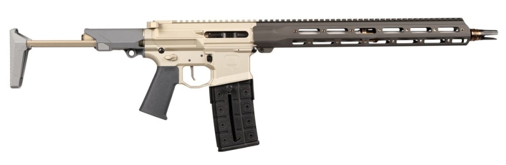 Q LLC Honey Badger *CA Compliant 5.56 NATO 16" Clear Anodized Cerakote Aluminum Receiver w/Picatinny Rail, M-LOK