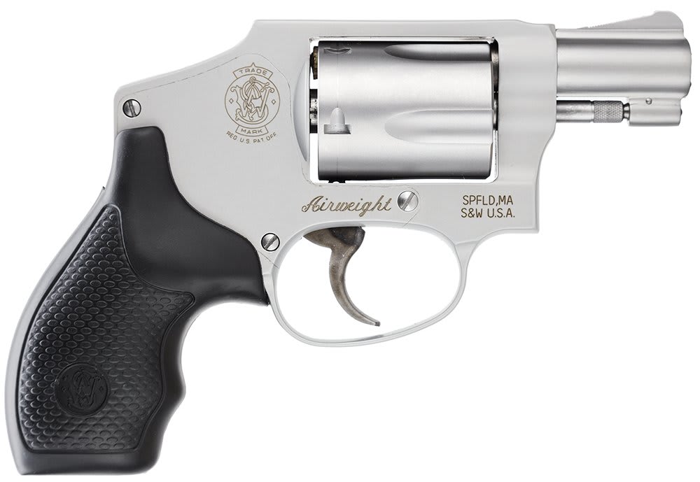 Smith & Wesson 103810 Model 642 Airweight J-Frame 38 Special +P 5 Shot 1.88" Stainless Steel Barrel, Cylinder, Aluminum