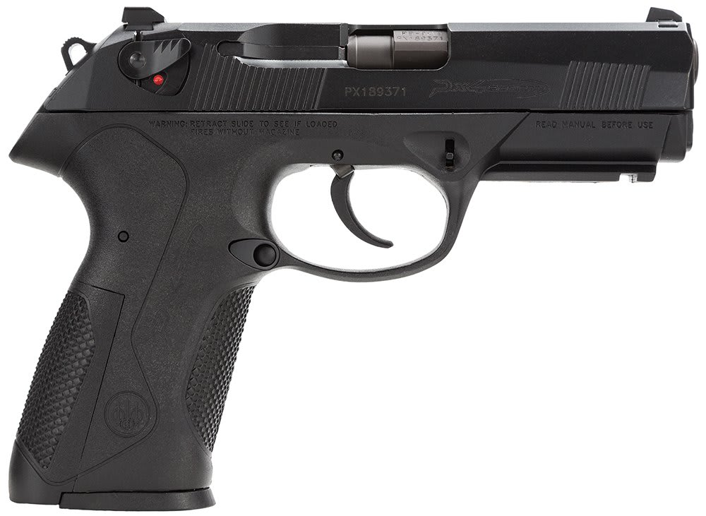Beretta USA JXF9F20 Px4 Storm Full Size Frame 9mm Luger 10+1, 4.10" Black Steel Barrel, Bruniton Serrated Slide