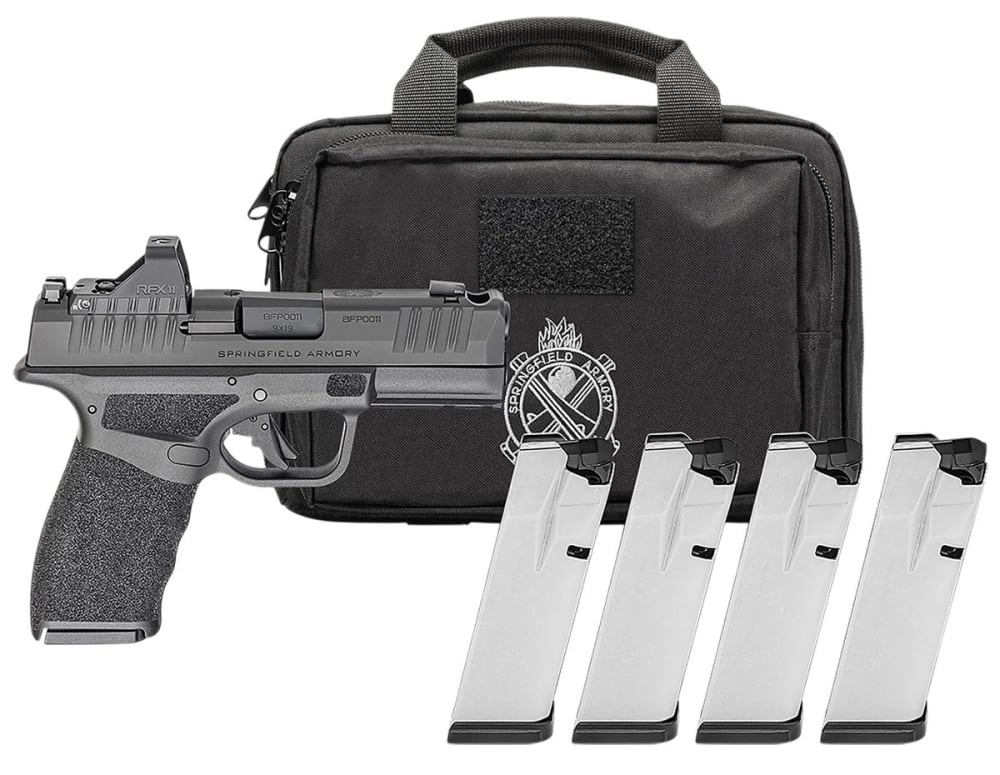 Springfield Armory HELLCAT® PRO COMP OSP™ U-DOT™ CA, Semi Auto Pistol, 9mm, Black, 3.7", Gear Pac 2025