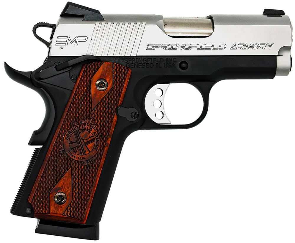 Springfield Armory PI9209LCA 1911 EMP Lightweight Compact *CA Compliant 9mm Luger 9+1 3" Bull Barrel, Anodized Aluminum