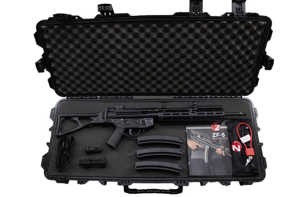 Zenith Firearms ZF-5L Premium Package with M-LOK Handguard, Black, Semi Auto, 9mm, 16"