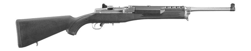 Ruger 5805 Mini-14 Ranch 223 Rem/5.56 NATO 5+1 18.50" Matte Stainless Steel Barrel, Drilled & Tapped Receiver, Black
