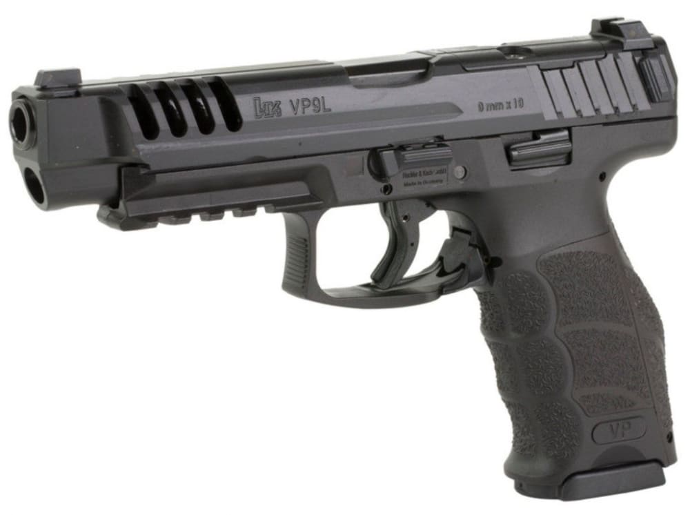 Heckler & Koch VP9L Optics-Ready 9mm 5" 10rd Semi-Auto CA Compliant Pistol - Black - 81000947