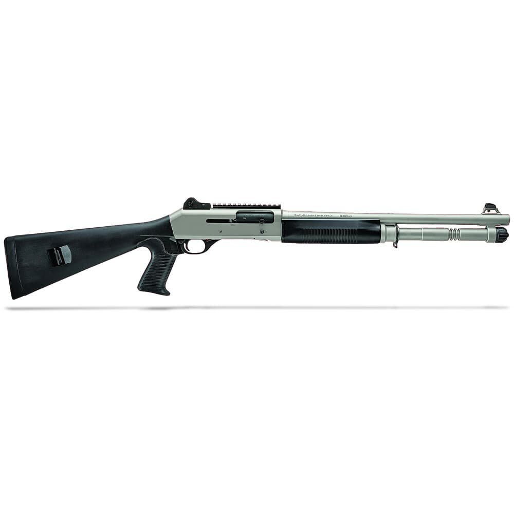 Benelli M4 #11794 18.5" PISTOL GRIP - Ghost Ring Night Sights - H20 Titanium Cerakote - 5RD Magazine
