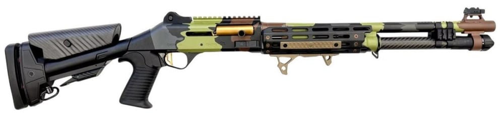 Orthos Raider S4, Semi-Auto Shotgun, 12GA, Highland Elite Camo 18.5"