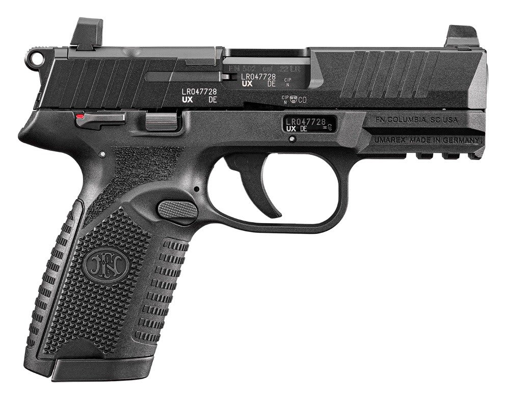 FNM 502 MRD 22LR DA BL 10RD CA