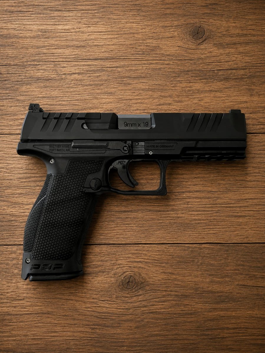 Walther PDP, 4.5" Barrel, Semi Auto, 9mm, Blk, 2 Mags, Oem Case