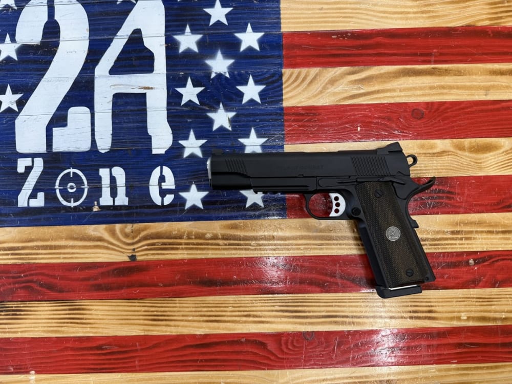 Wilson Combat CQB, 45 ACP, 5" Barrel, Black, 2 Tone, Semi Auto, 4 8 Round Magazines, OEM Bag, Lock