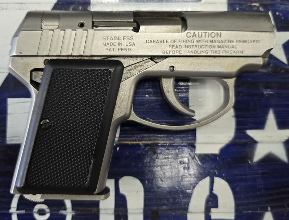 AMT Backup 380 Semi Auto Pistol, Stainless 2.6"