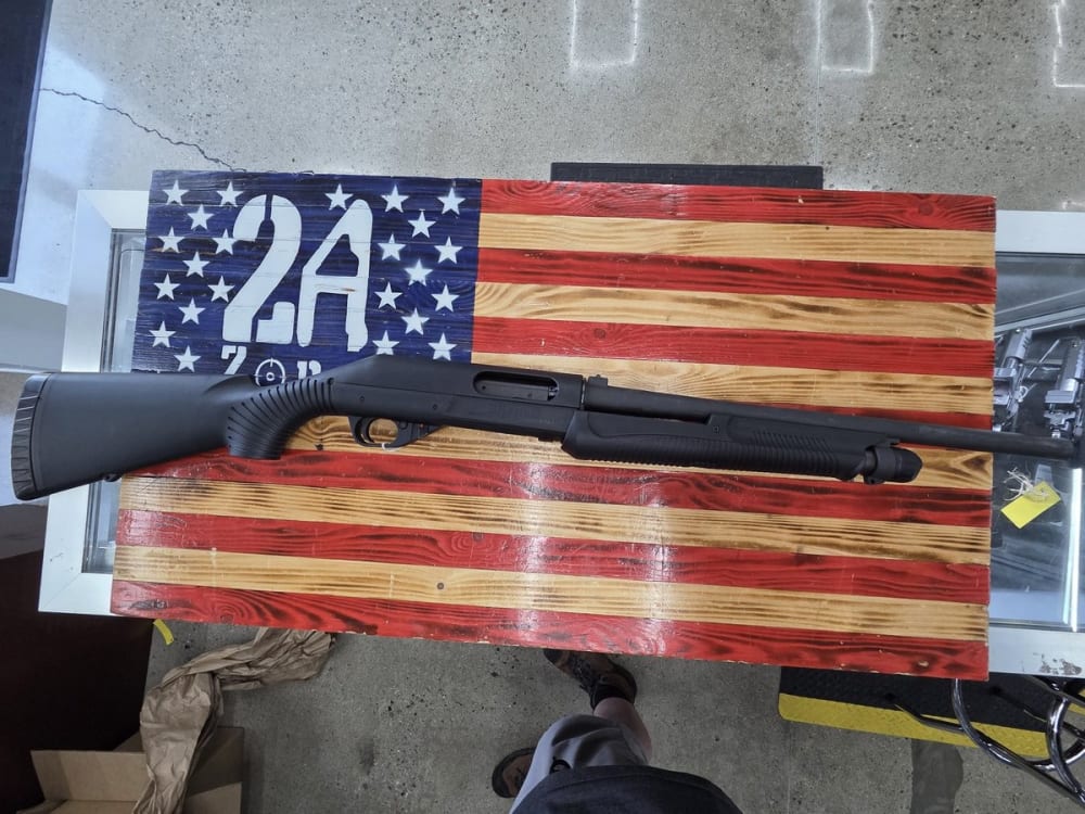 Benelli Nova Tactical, Pump Action, Shotgun, 12g, 18.5" Barrel, Black, OEM BOX & Manual, No Lock