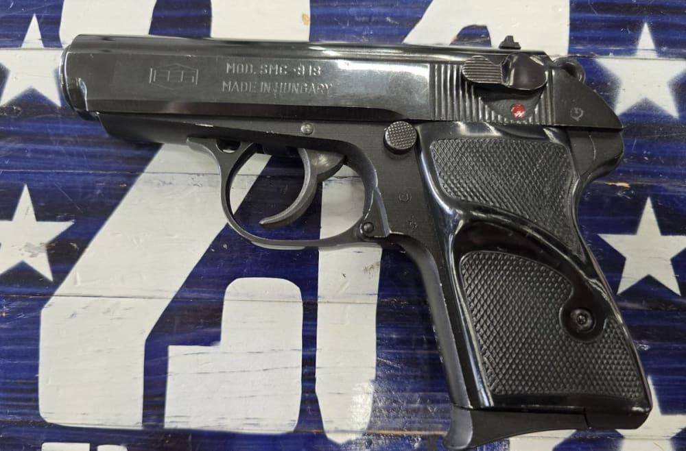 FEG SMC-918 9 MAK Semi Auto Pistol, Black 3.5"