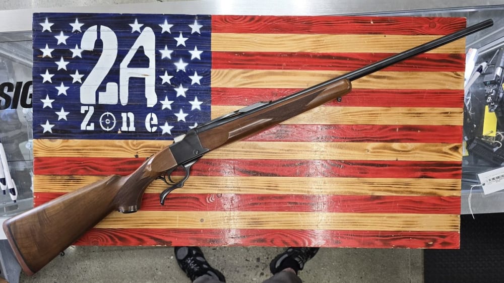 Ruger No 1 218 Bee Falling Block Single Shot Rifle, Black 26"