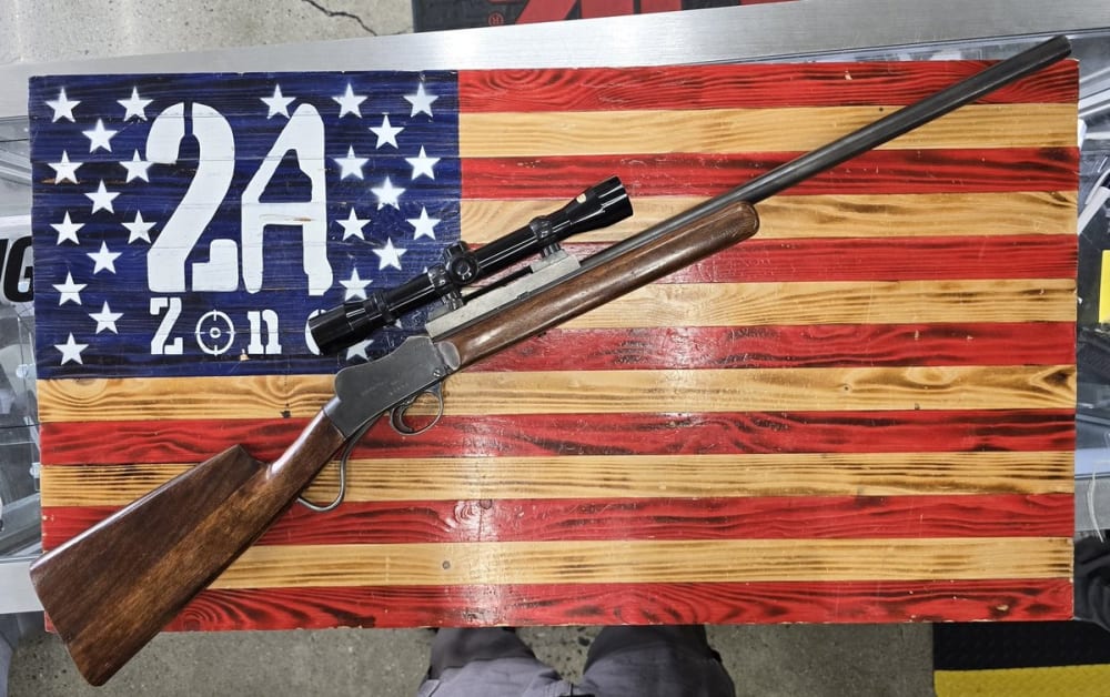 BSA Martini Henry Cadet Rifle, Scoped Single Shot 24" Blued