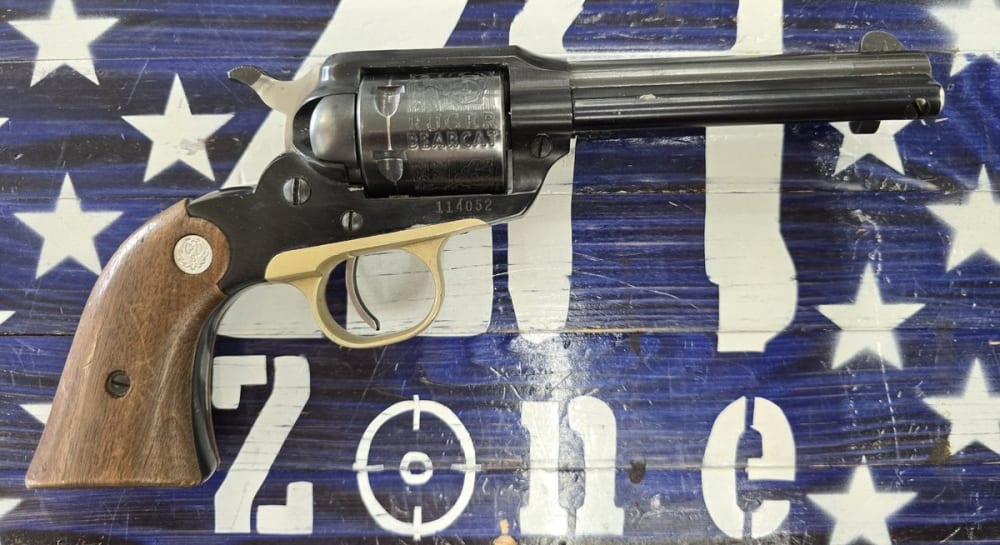 Ruger Bearcat 22lr Single Action Revolver, Black 4"