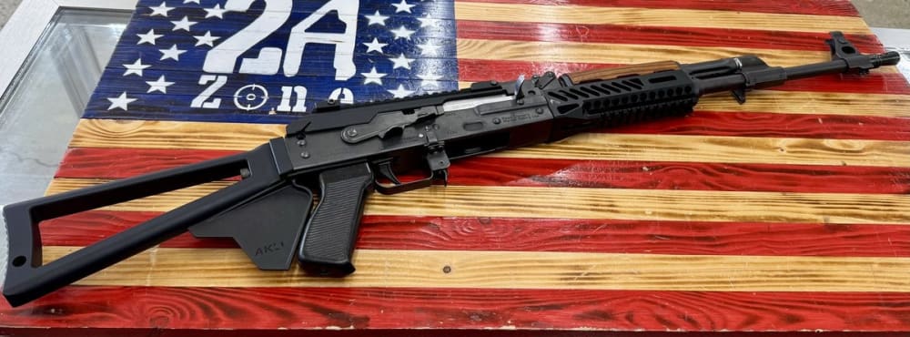 Zastava M90, 5.56x45, 18" Barrel, ALG Trigger, kyber Custom Railed Lower Handguard, 3 Mags, Surplus Yugo Grip, AK