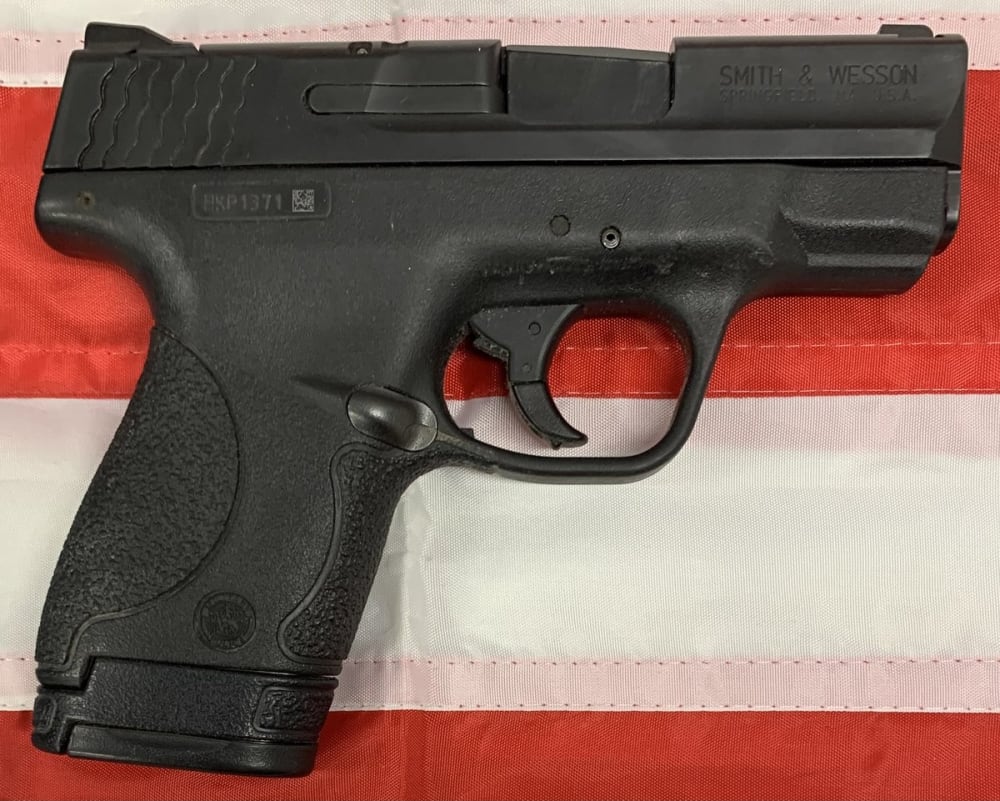 Smith & Wesson, MP9 Shield, 9MM, 3" BBL, Semi Auto Pistol, OEM Case, Two 8 RDS Magazine, One 7 RD Cable Lock, R- IWB