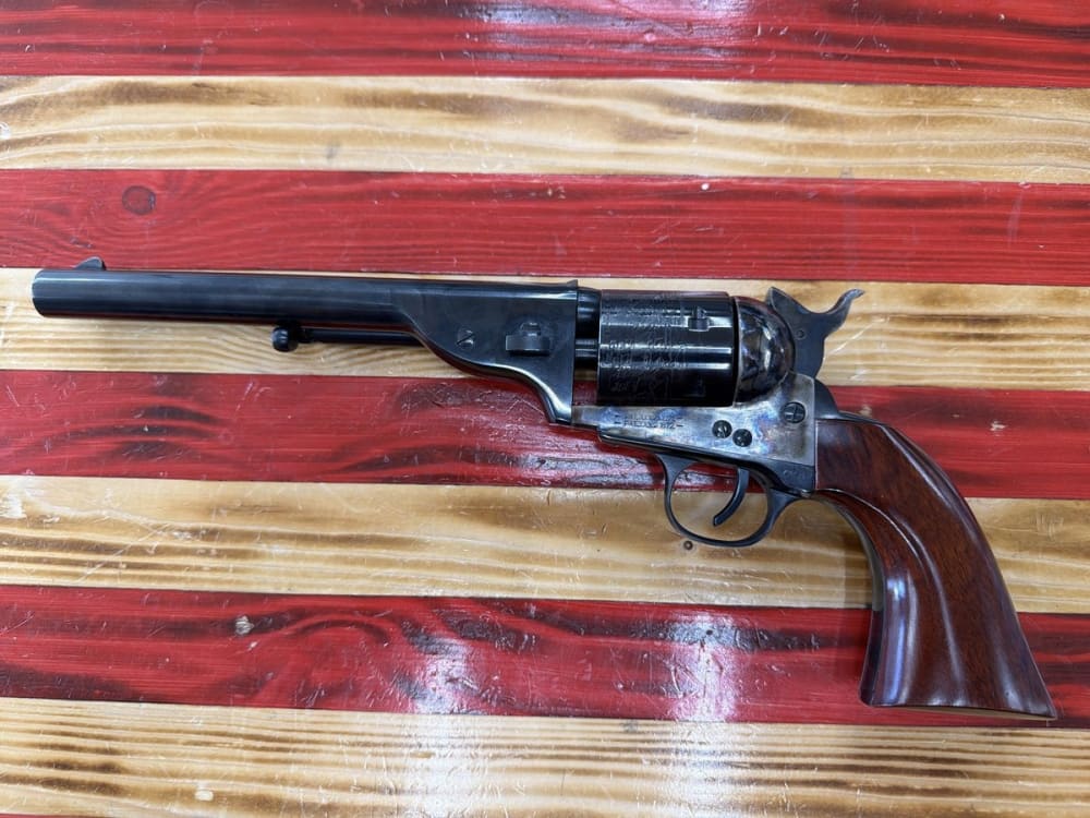 Cimarron,SA,Open Top Army,44 Special/Russian,7.5" Barrel,Oem Case,No lock