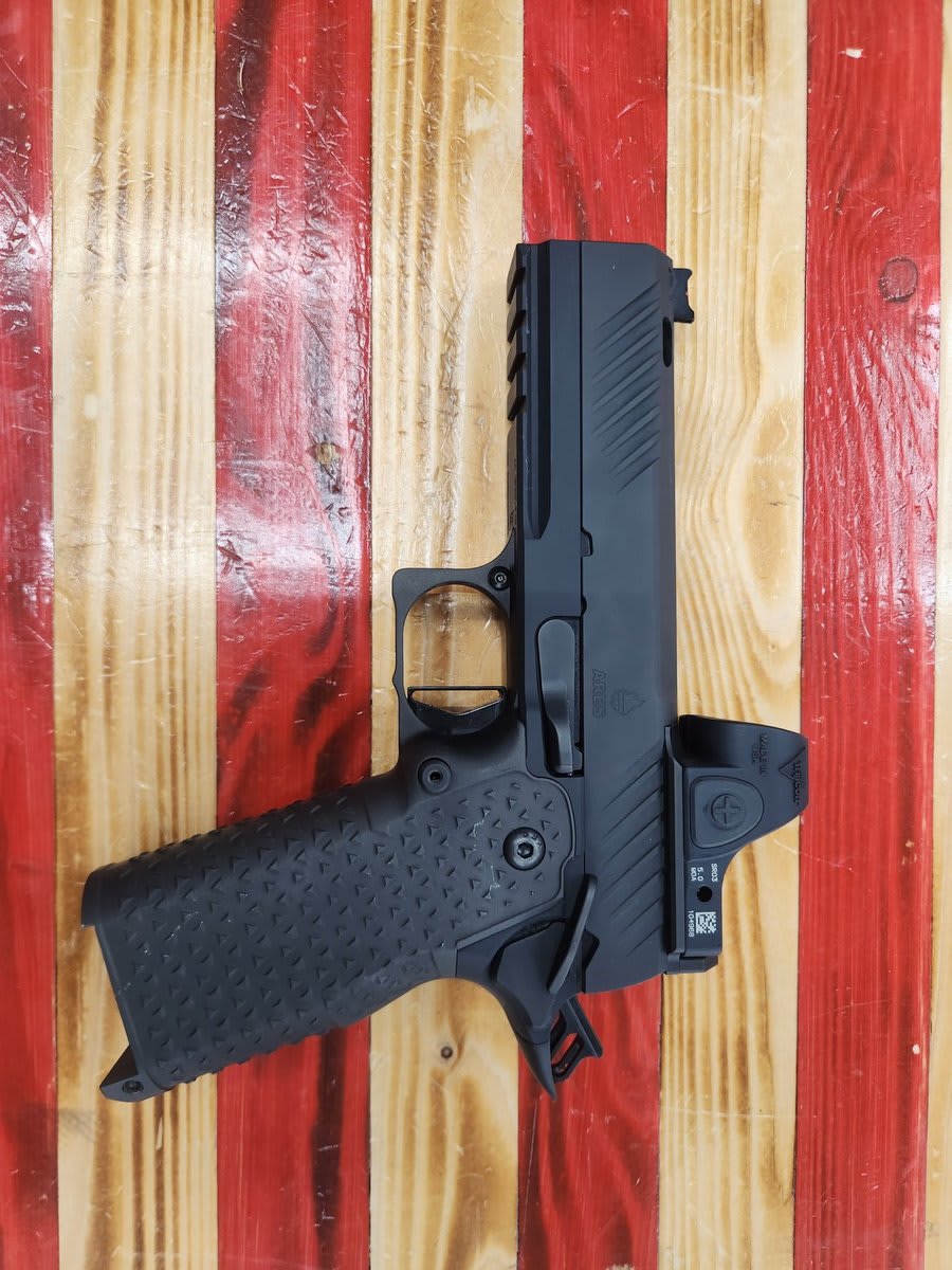 Atlas,Ares,Semi Auto,9mm,4.25" Barrel,Black,SRO,3 Mags,Oem Soft Bag,No lock