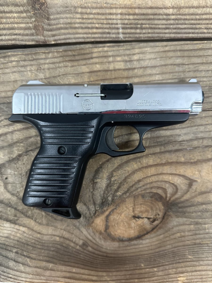 Lorcin L380, .380 ACP, 7+1 Capacity, 3.5" Barrel, Semi-Automatic Pistol, Blowback Action, Fixed Sights, Manual Safety