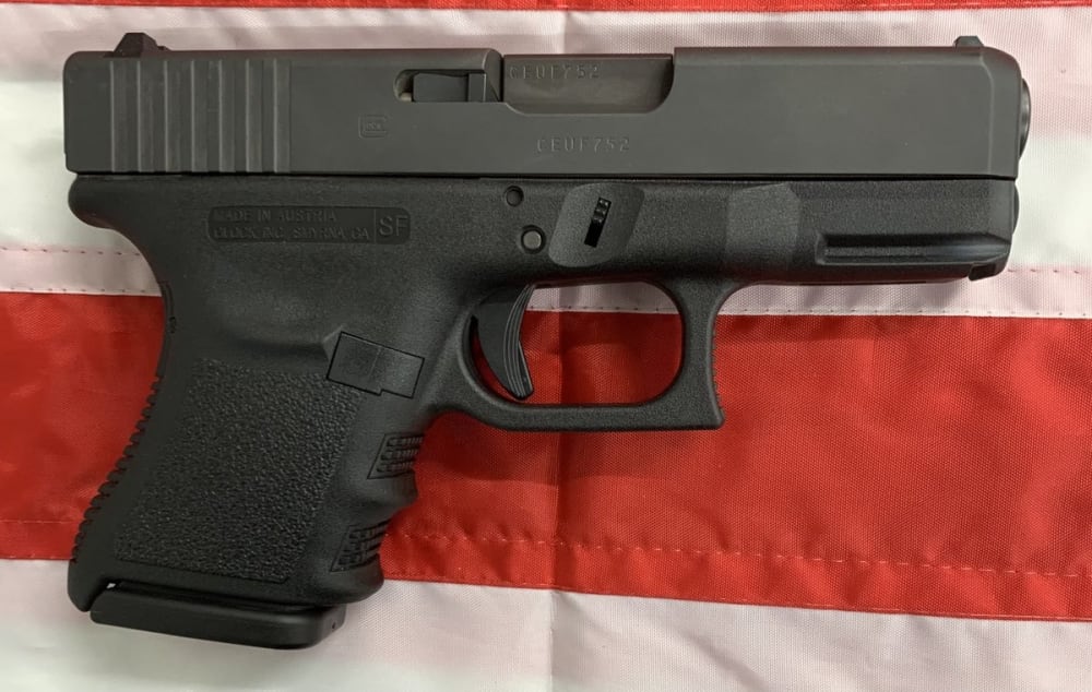 GLOCK, 29, Gen 3, 10MM, Striker Fired, Semi Auto, Subcompact Pistol, 4.6" Barrel, Black, Fixed Sights, Two 10 RD