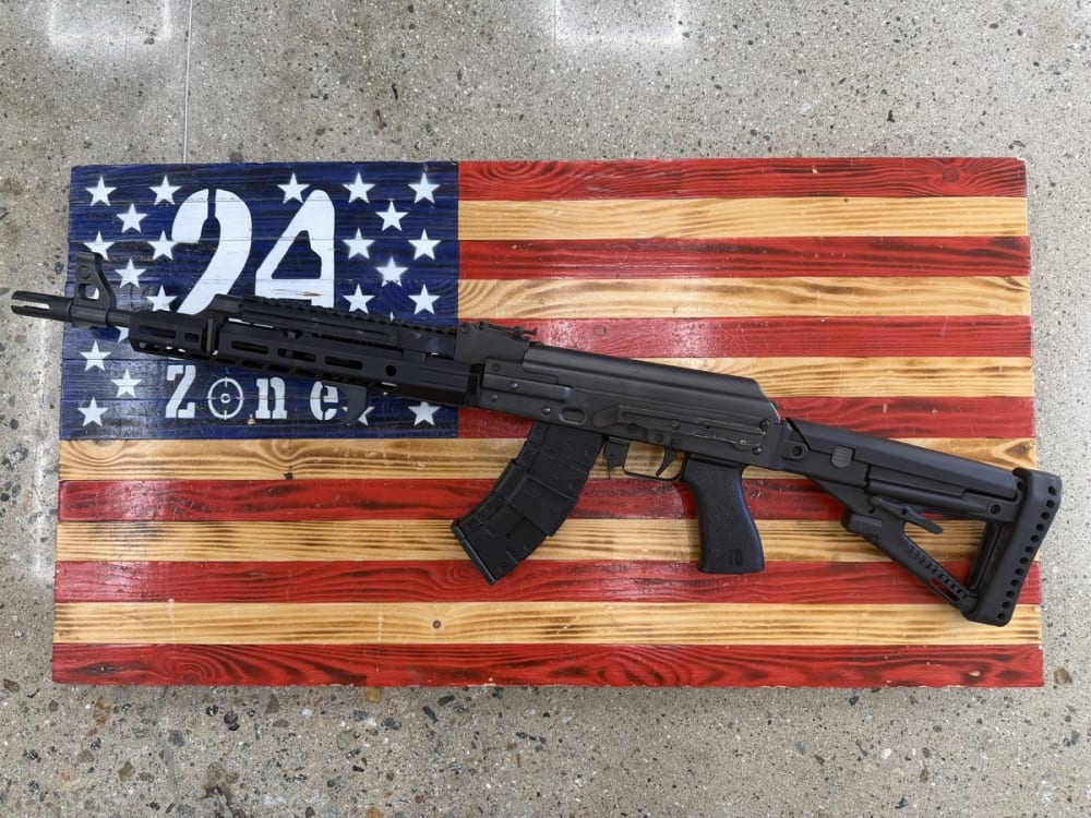 Zastava M70, Black, 16", 7.62x39, Semi-Auto, ALG Trigger, Archangel Stock, SLR MLock Handguard, Emissary Handstop, Comp
