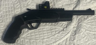 Like New Rossi Brawler with Red Dot Optic, 45LC and 410Shotgun 3"