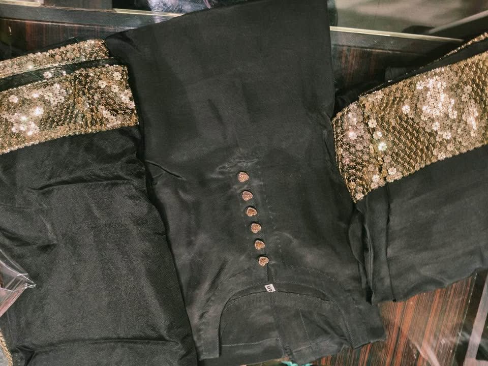 Three Piece Silk Kameez