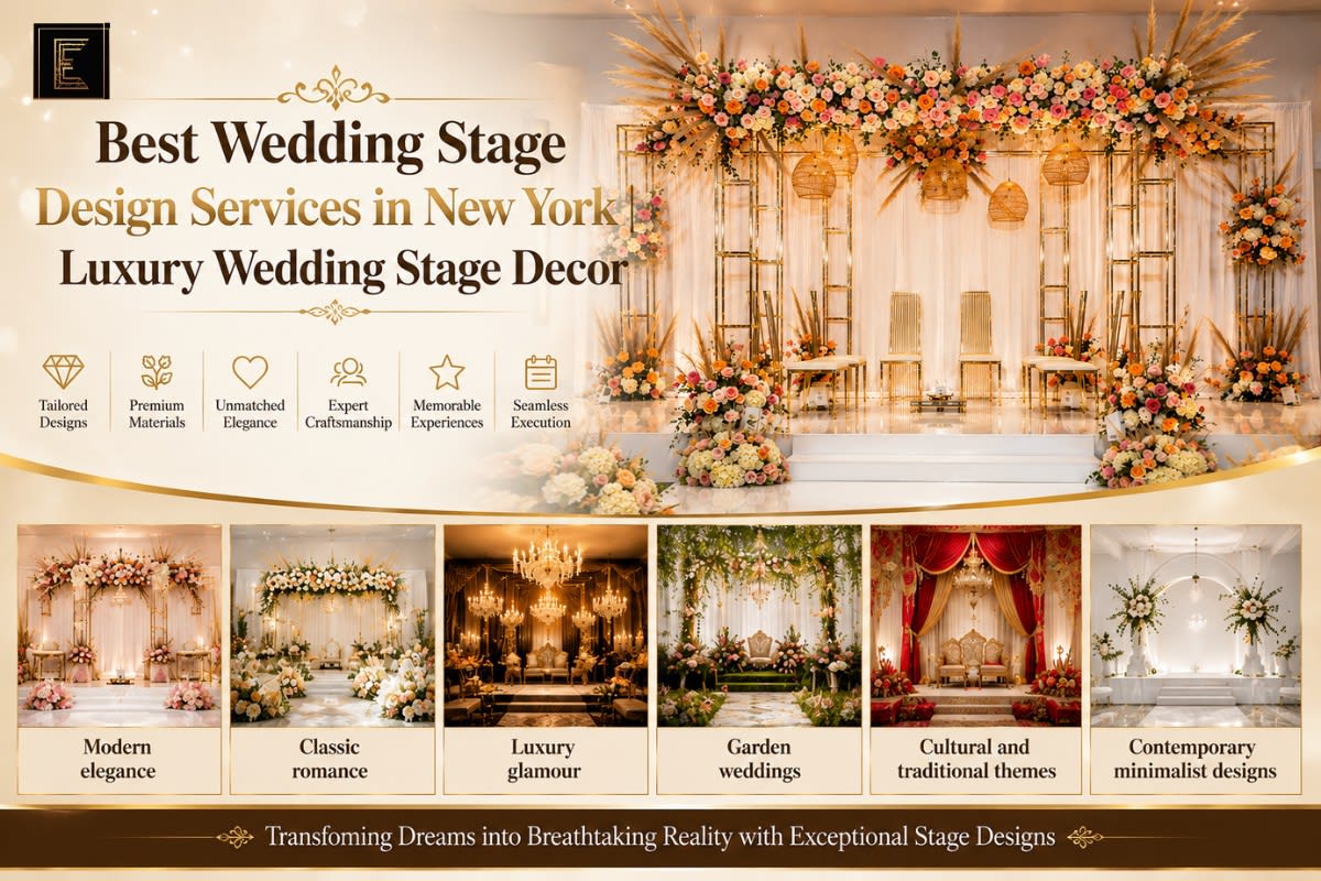 Best Wedding Stage Design Services in New York | Luxury Wedding Stage Decor