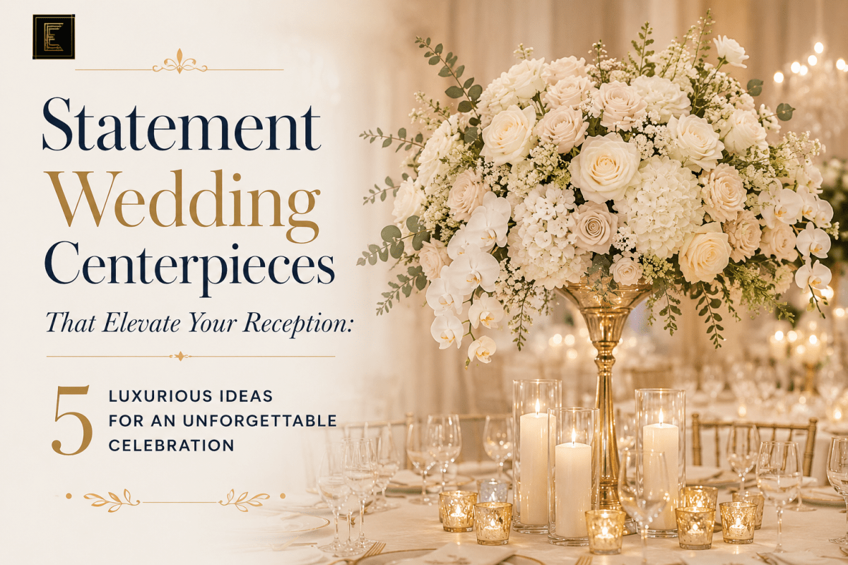 Statement Wedding Centerpieces That Elevate Your Reception: 5 Luxurious Ideas for an Unforgettable Celebration