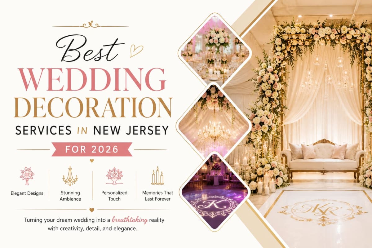 Best Wedding Decoration Services in New Jersey for 2026