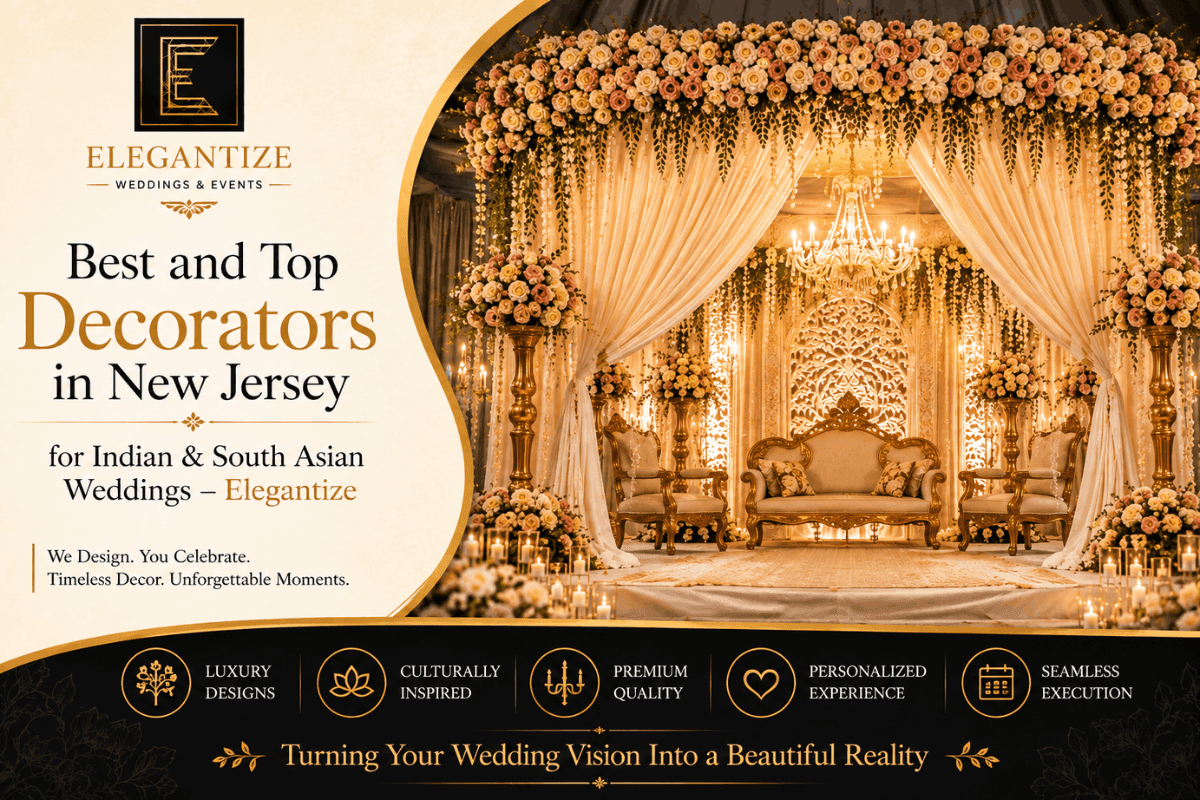 Top Wedding Decorators in New Jersey for Indian & South Asian Weddings