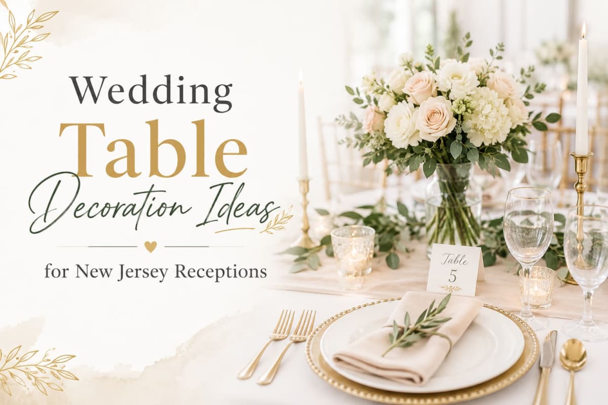 Wedding Table Decoration Ideas for New Jersey Receptions