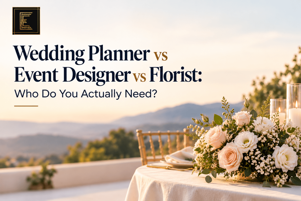 Wedding Planner vs Event Designer vs Florist: Who Do You Actually Need?