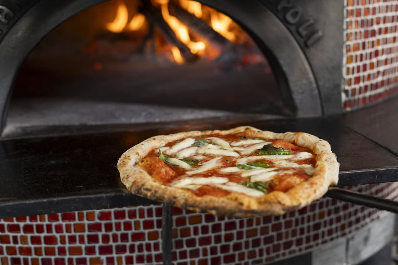 Neapolitan pizza at Pizza Culture Calgary