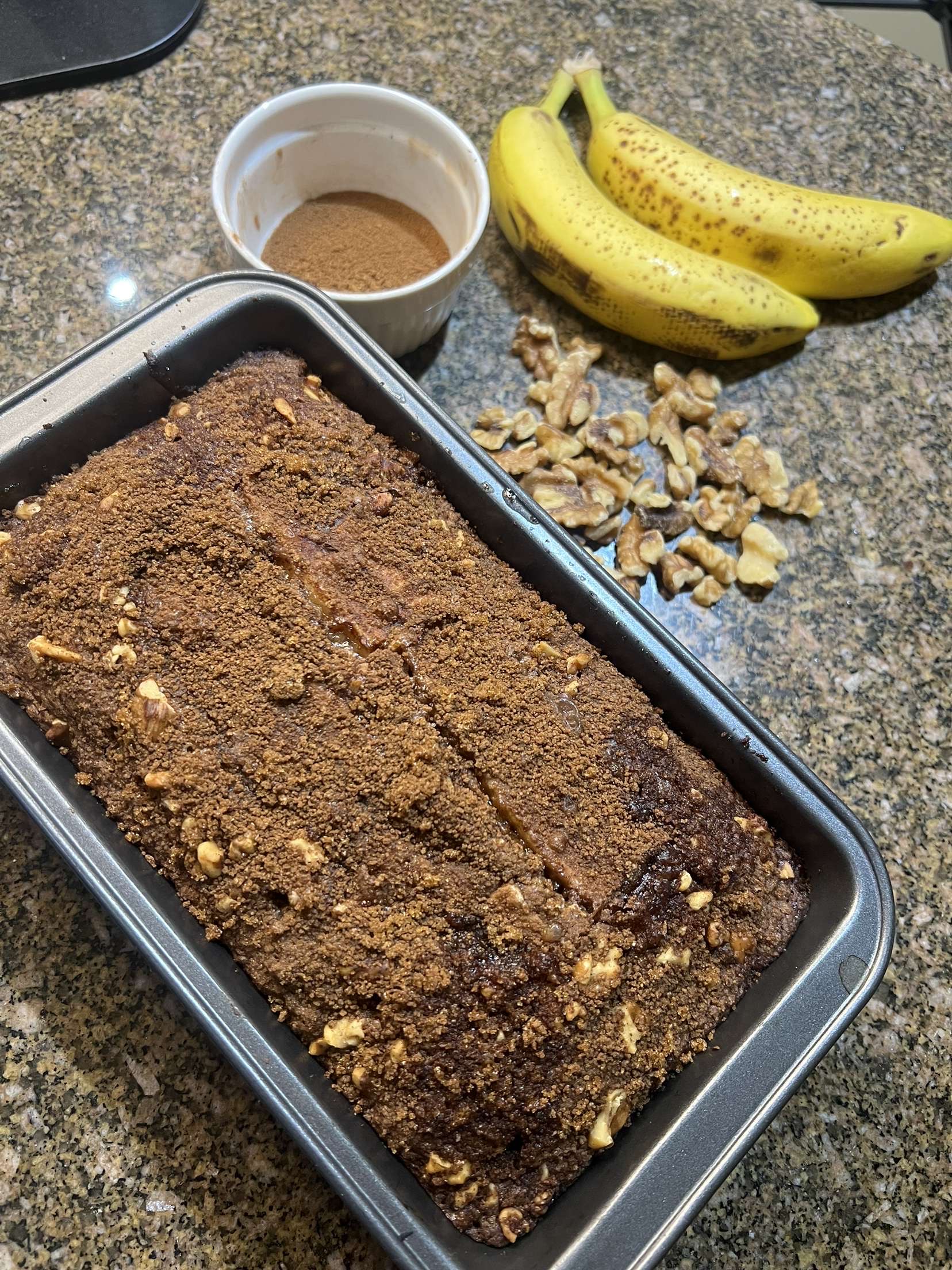 Hero image for Walnut Cinnamon Sugar Banana Bread