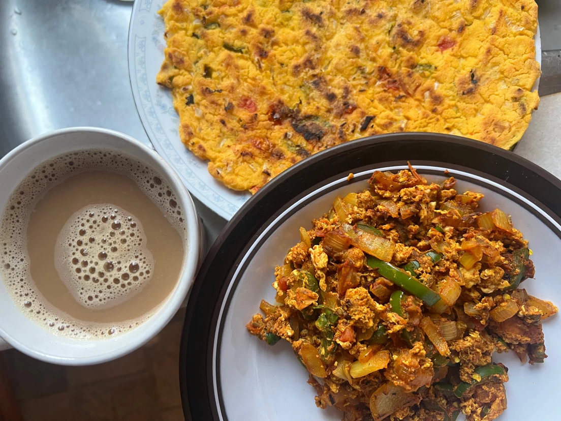 Hero image for Desi Eggs Recipe - Pakistani Spiced Scrambled Eggs