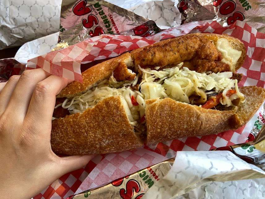 Bossa chicken cutlet sandwich