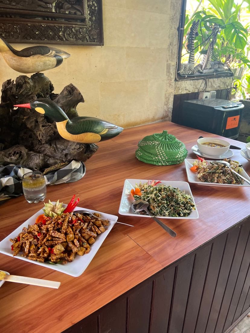 Gado-Gado (center) from my Balinese cooking class!