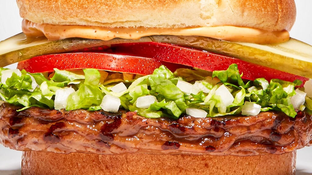 Harvey's beef burger