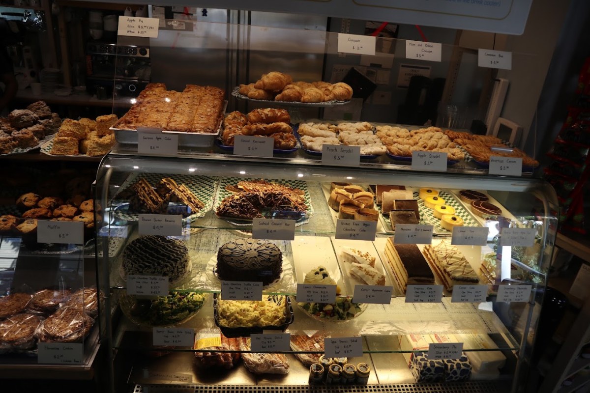 Pastries at Tonolli's Deli in Victoria