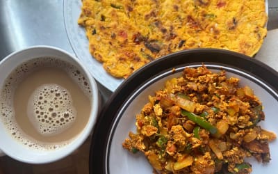 Hero image for Desi Eggs Recipe - Pakistani Spiced Scrambled Eggs