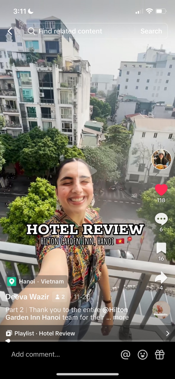 Example of a hotel review I did in exchange for free nights / a discounted stay